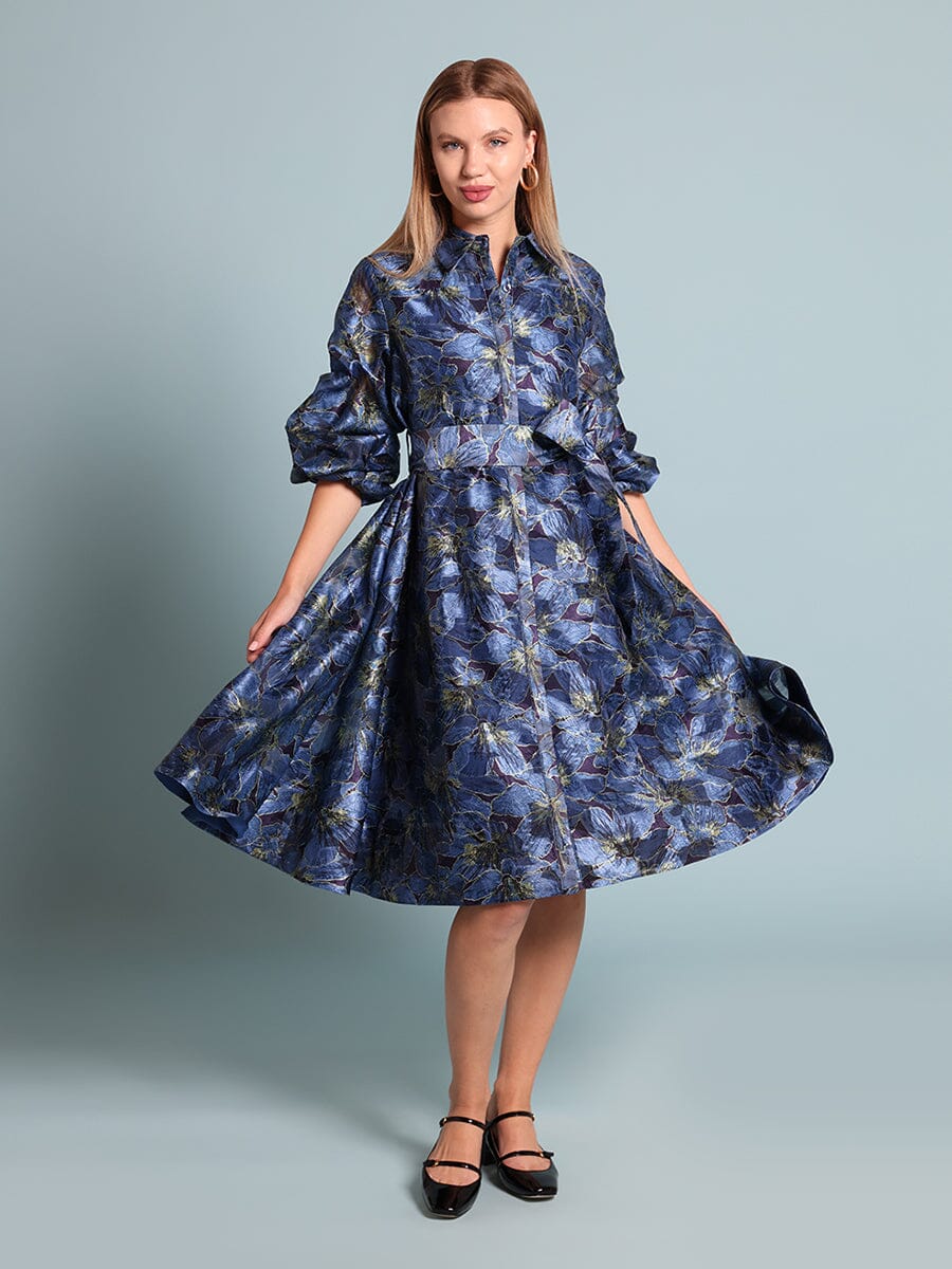 gracia fashion dresses Floral print pinched detail sleeve midi dress Hobemty Women's Winter Dress Size:MEDIUM - SHORT Gracia’s denim sleeveless dress DRESSES For AU