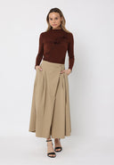 Wide Leg Culottes Pants