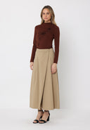 Wide Leg Culottes Pants
