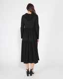 Abstract Graphic Art Long Sleeve Hoody Dress