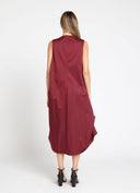 Flower Applique Sleeveless Loose Fit Dress