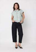 Casual Fit Barrel Pants