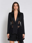 Lace Contrast Jacket (preorder)