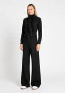 Wide Leg Scuba Pants