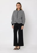Wide-Leg Solid Color Scuba Pants