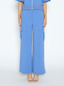 Flap Pocket Wide Leg Sweat Pants