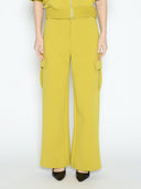 Flap Pocket Wide Leg Sweat Pants
