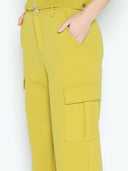 Flap Pocket Wide Leg Sweat Pants