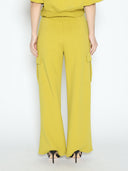 Flap Pocket Wide Leg Sweat Pants