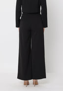 Elastic Back Straight Fit Pants