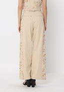 Floral Print Wide Leg Pants