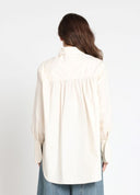 Front Button Open Long Sleeve Shirt Top