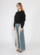 Sweatshirt With Details on Sleeves