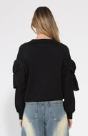 Sweatshirt With Details on Sleeves