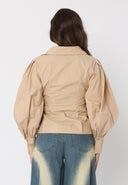 Crossbody Long Sleeve Solid Top