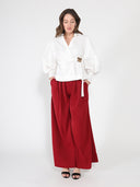 Crossbody Long Sleeve Solid Top