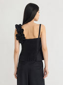 3D Floral Applique Camisole Top