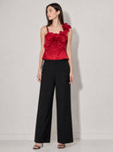3D Floral Applique Camisole Top