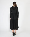 Abstract Graphic Art Long Sleeve Hoody Dress DRESS Gracia Fashion 