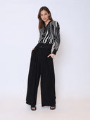 Abstract Printed Cardigan Top TOP Gracia Fashion 