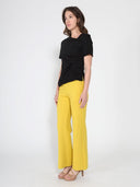 Asymmetrical neck ruched detail solid top TOP Gracia Fashion 