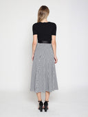 Asymmetrical ruffle detail short sleeve dress DRESS Gracia Fashion 