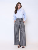 Big Bow Back Pearl Strand BTW Shoulders Top TOP Gracia Fashion 