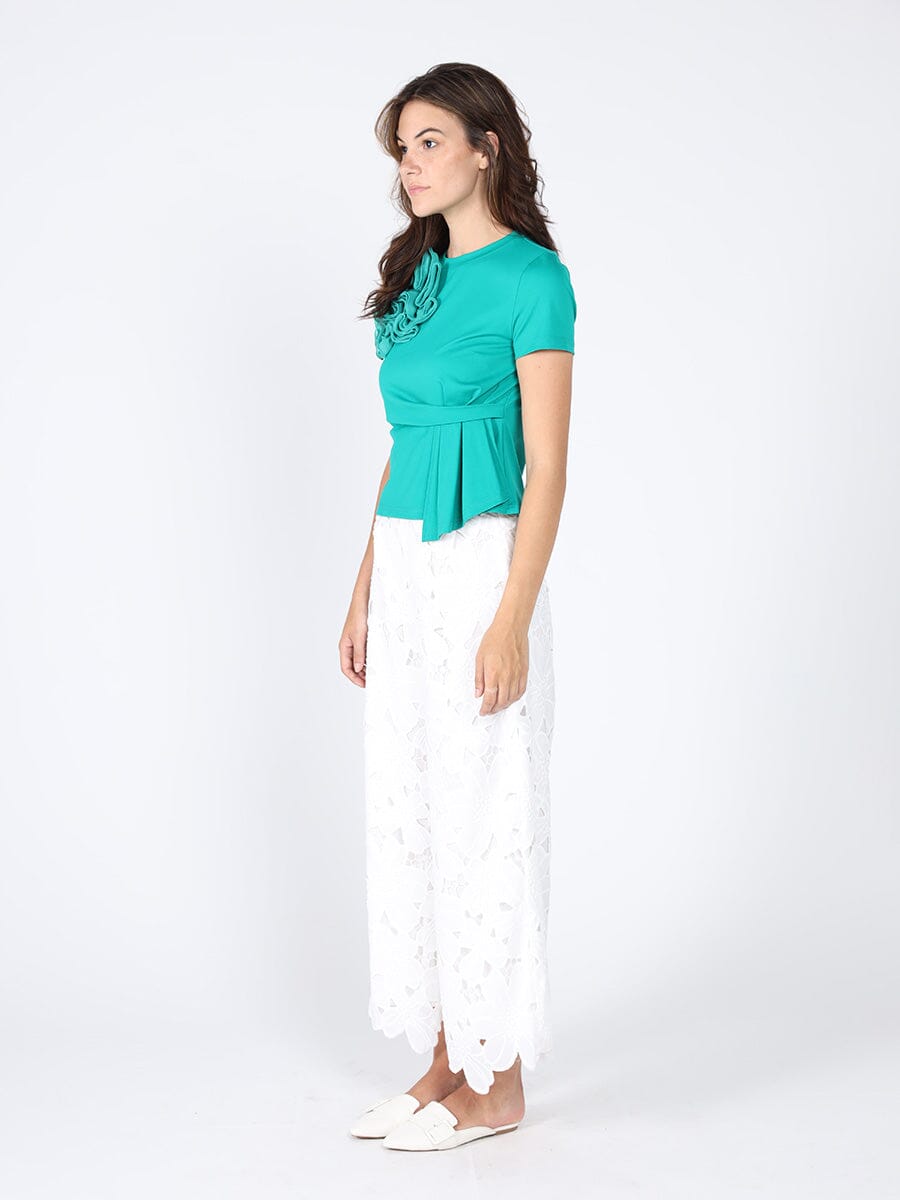 Big Chest Flower Top TOP Gracia Fashion 