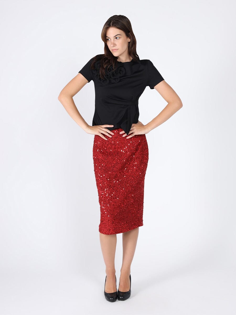 Big Chest Flower Top TOP Gracia Fashion 