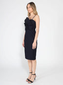 Bodice Pleated Details Strap Dress DRESS Gracia Fashion 