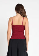 Bow Detail Camisole Top TOP Gracia Fashion 