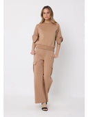 Bow detail sleeve round neck solid top TOP Gracia Fashion 