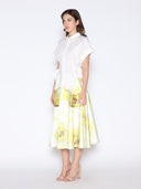 Bow Detailed Short Sleeve Shirt TOP Gracia Fashion 