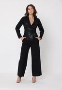 Casual Fit Wide Leg Pants PANTS Gracia Fashion 