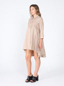 Chest Lace Work Front Button Open Dress DRESS Gracia Fashion 
