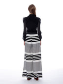 Chiffon Sleeve Top with Front-Lined Texture TOP Gracia Fashion 