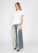 Crew Neck Oversized Bow Top TOP Gracia Fashion 