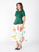 Crew Neck Oversized Bow Top TOP Gracia Fashion 