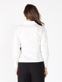 Cross Body Belt Design Side Gathered Top TOP Gracia Fashion 