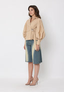 Crossbody Long Sleeve Solid Top TOP Gracia Fashion 