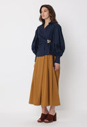 Crossbody Long Sleeve Solid Top TOP Gracia Fashion 