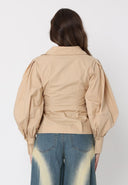 Crossbody Long Sleeve Solid Top TOP Gracia Fashion 