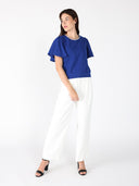 Crystal Embroidered Crewneck Top TOP Gracia Fashion 