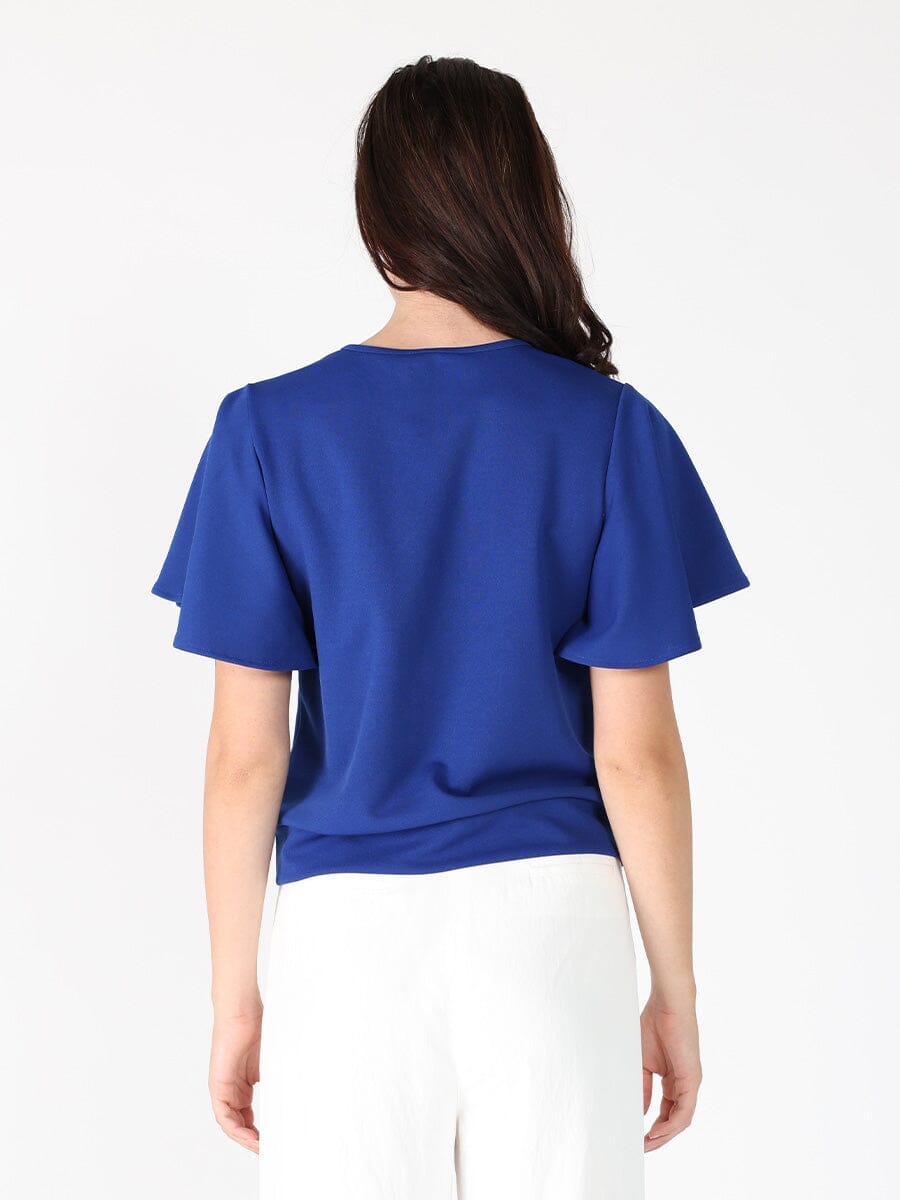 Crystal Embroidered Crewneck Top TOP Gracia Fashion 