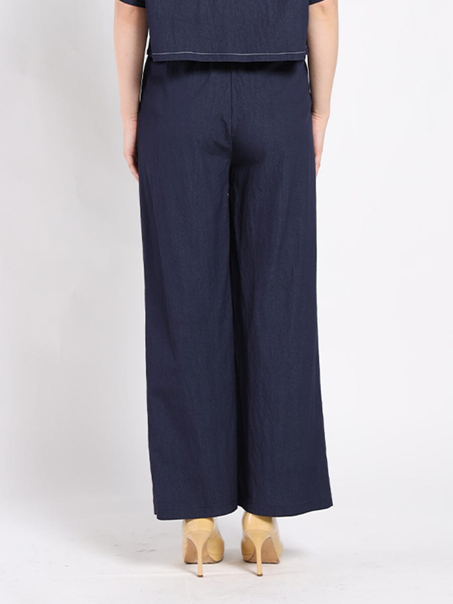 Denim Wide Leg Pants PANTS Gracia Fashion 
