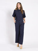Denim Wide Leg Pants PANTS Gracia Fashion 