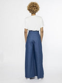 Denim Wide Pants PANTS Gracia Fashion 
