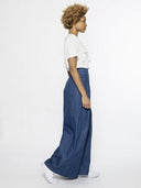 Denim Wide Pants PANTS Gracia Fashion 