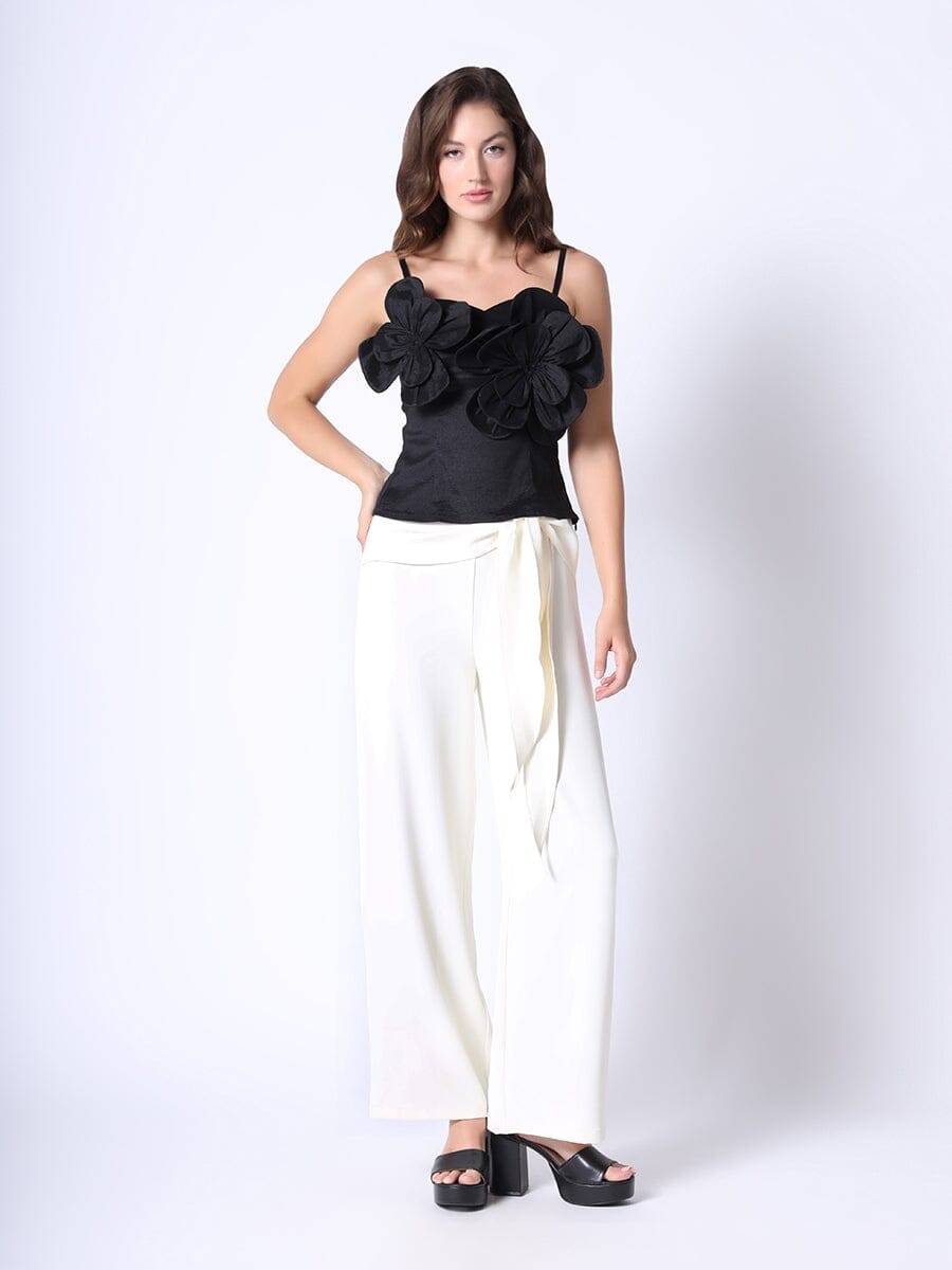 Double Big Flower Camisole TOP Gracia Fashion 