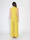 Elastic back straight fit pants PANTS Gracia Fashion 